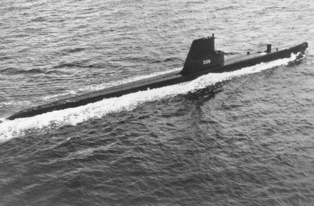 Karl Bergstrom's qual boat, USS Catfish (SS-339)