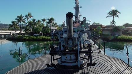 Chuck Luna visits Pearl Harbor