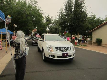 August 2020 Ray Marshall 100th Birthday Drive-By