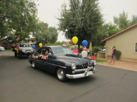 August 2020 Ray Marshall 100th Birthday Drive-By