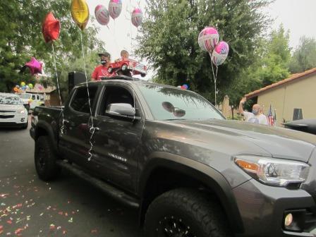 August 2020 Ray Marshall 100th Birthday Drive-By