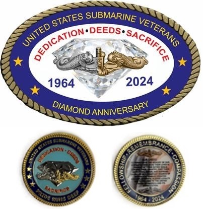 USSVI 60th Anniversary patch & challenge coin